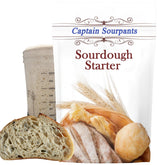 Captain Sourpants dehydrated starter demonstrates 100-year heritage for authentic bread flavor.