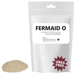 CAPYBARA Fermaid O yeast nutrient bottle supports steady fermentation for wine, cider, and mead.