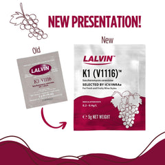 CAPYBARA Lalvin K1-V1116 10-pack packaging for convenient home fermentation.
