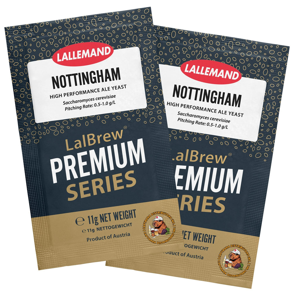 CAPYBARA Nottingham yeast bottle pour for high-attenuation fermentation