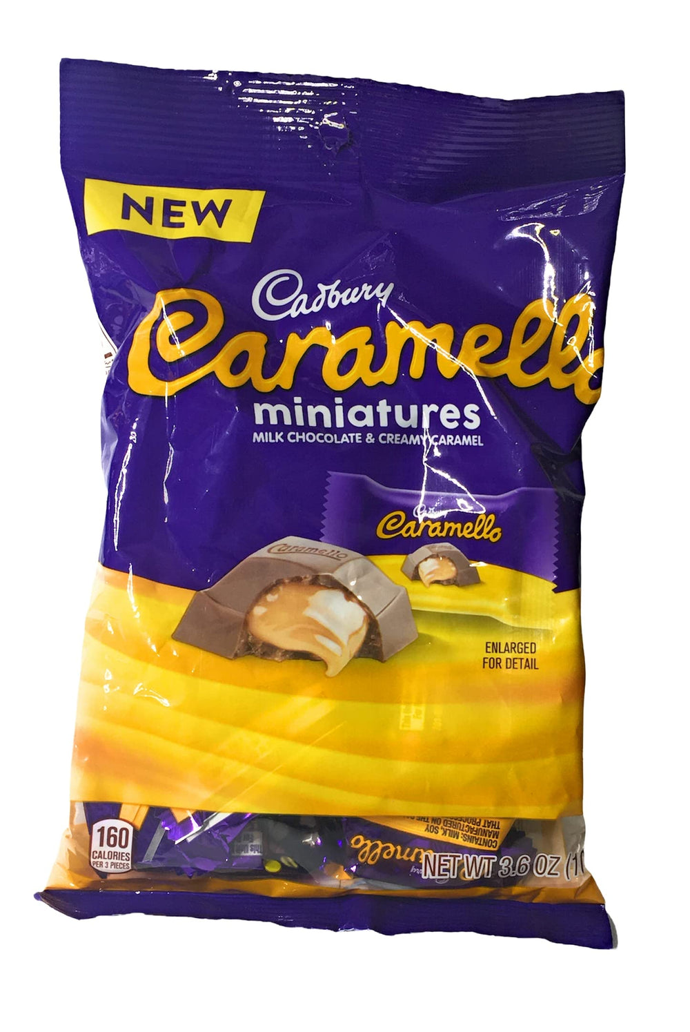 Caramello Miniatures milk chocolate bites—in a bag for a quick indulgence