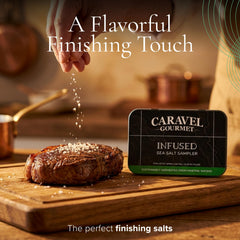 Caravel Gourmet five pepper salt adds balanced pepper complexity to dishes.