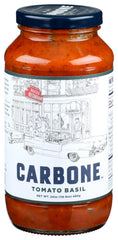 Carbone tomato basil pasta sauce jar front for quick weeknight meals