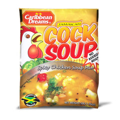 Caribbean Dreams Cock Soup Mix pack of 10 sachets enables quick Caribbean meals