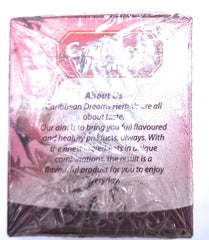 Caribbean Dreams Sorrel & Ginger iced tea poured over ice for a refreshing sip.