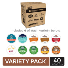Caribou Coffee Caramel flavor pod for smooth caramel finish