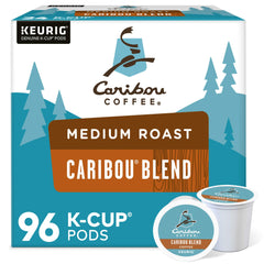 Caribou Blend bag showcasing premium Indonesian beans for a balanced cup.