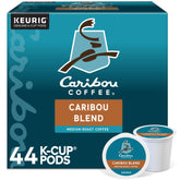 Caribou Coffee Caribou Blend K-Cup pod ready for a quick morning brew.
