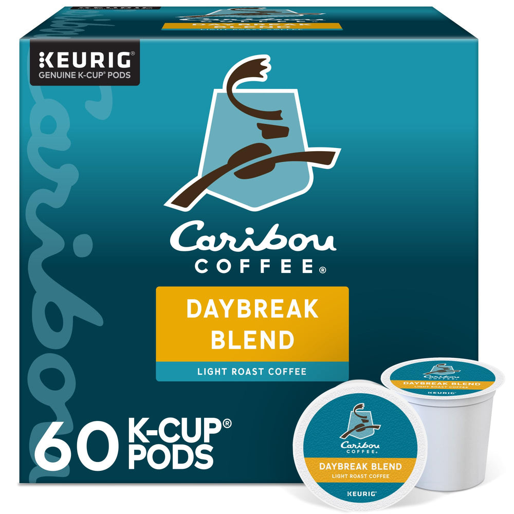 Caribou Coffee Daybreak Blend pack of K-Cups for quick, cheerful mornings