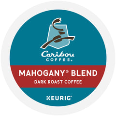 Pod label featuring vanilla and molasses notes of Mahogany coffee