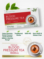 Carlyle Blood Pressure Tea Bags in cup with hibiscus and ginger aroma