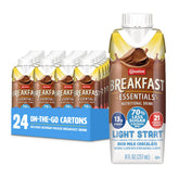 Carnation Light Start bottle front view, ready-to-drink breakfast option for busy mornings.