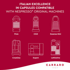 Carraro Decerato pods offering smooth, approachable flavors for daily coffee moments