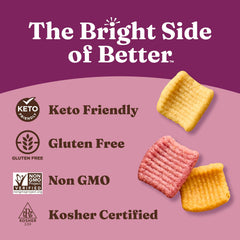 The Catalina Crunch 11g protein label on the cereal box.