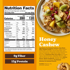 Catalina Crunch granola bowl with yogurt illustrating a fiber-rich morning meal