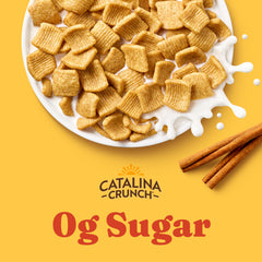 Catalina Crunch maple waffle bag ready for quick high-protein breakfast.
