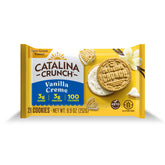 Catalina Crunch Vanilla Creme cookies in packaging, a convenient keto snack