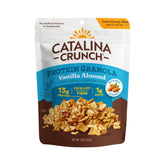 Catalina Crunch Protein Granola Vanilla Almond bag showing 13g protein per serving for breakfast