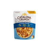 Catalina Crunch protein snack mix in bag, high protein per serving for steady energy.