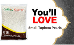 CATHAY KITCHEN sago pearls from cassava offer gluten-free, non-GMO comfort.