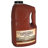 Cattlemen's Smoky Base bottle pour showcases rich smoky aroma for barbecue