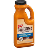 Cattlemen's Carolina Tangy Gold BBQ Sauce bottle; bold mustard flavor for grilled meats.