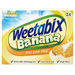 Cauldon Ceramics presents the Weetabix Banana 24-pack in a pack shot for easy breakfasts.