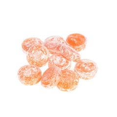 Cavendish And Harvey fruit hard candy close-up shows real fruit juice flavor for desk snacking.