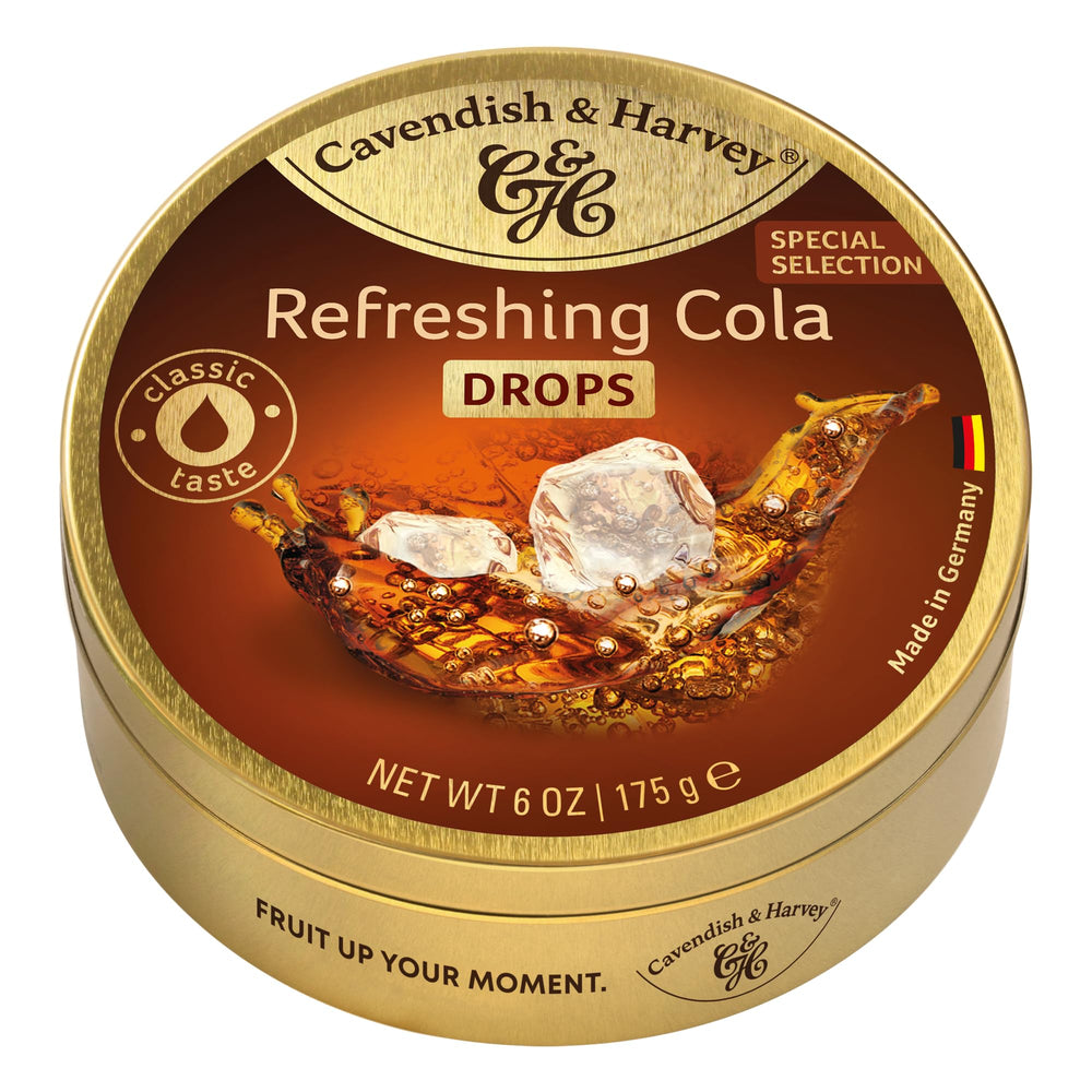 Cavendish & Harvey Cola Drops bottle for sharing and savoring.