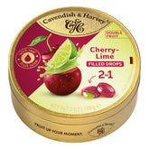 Cavendish & Harvey Double Fruit Drops cherry exterior with fruity aroma for indulgent snacking