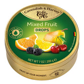 Cavendish & Harvey Fruit Candy Can front view, ideal for gifting and shared snacking.