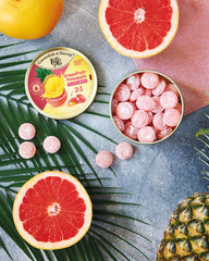 Premium gold tin packaging by Cavendish & Harvey for gift-worthy presentation.