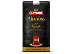 Caykur Altinbas Golden Tips tea buds in loose leaf form, delivering premium aroma.
