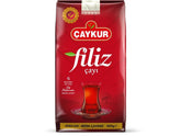 Caykur Filiz black tea first harvest golden tips in premium loose leaf packaging for bright brew
