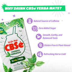 Peppermint and mint notes in CBSé Hierbas Serranas blend for refreshing aroma