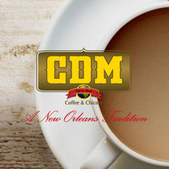 CDM chicory coffee in a warm mug evokes homey comfort.