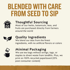 Celestial Seasonings Bengal Spice focuses on thoughtful sourcing from farmers worldwide.