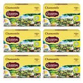 Celestial Seasonings Chamomile tea bags in a box ready to brew for a caffeine free moment