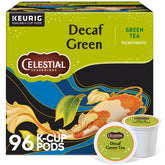 Celestial Seasonings decaf green tea pod for a caffeine-free evening brew