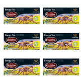 Celestial Seasonings Energy Black Tea bags ready to steep for a quick morning lift.