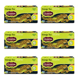 Celestial Seasonings Energy Green Tea box with peachy aroma and bold flavor.
