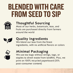 Wild Berry Zinger tea bags from Celestial Seasonings with bold berry notes.