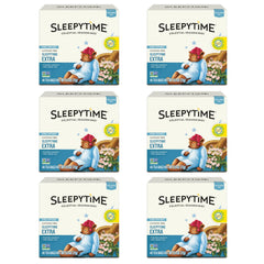 Celestial Seasonings Sleepytime Extra tea box front view promotes a calming bedtime routine.