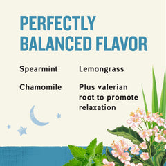 Celestial Seasonings Sleepytime Extra box rear panel highlights gluten-free herbal blend benefits.