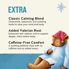 Celestial Seasonings Sleepytime Extra box with tagless bags emphasizes waste-free packaging.