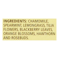 Sleepytime tea bags arranged neatly, natural option with no artificial colors or preservatives