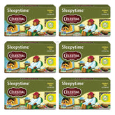 Celestial Seasonings Sleepytime box front suggesting a soothing bedtime ritual.