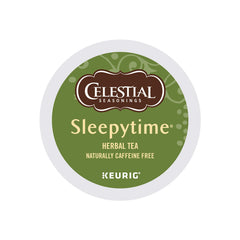 Celestial Seasonings Sleepytime K-Cup pods ready for quick, cozy tea