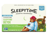Celestial Seasonings Sleepytime Wellness Detox Tea box for a calming evening ritual.