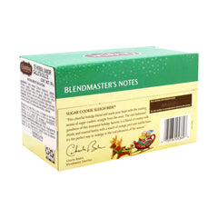 Sugar Cookie Sleigh Ride packaging showcasing holiday vibes for gift-ready tea